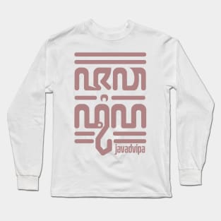 Java Dvipa Long Sleeve T-Shirt